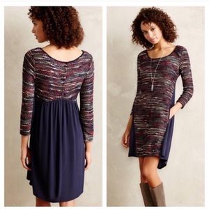 Anthropologie, Maeve Multicolor Knit Dress